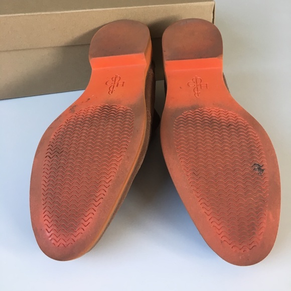 Cole Haan Alisa Oxfords Tan & Coral EUC 7.5 - Picture 5 of 6